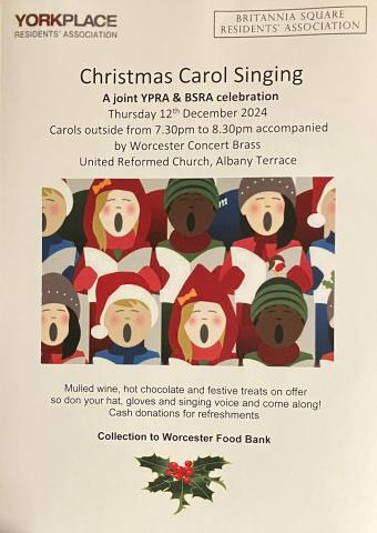 Christmas carols YPRA BSRA
